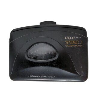 Street Beat Cassette Player Portable Black Model 820M